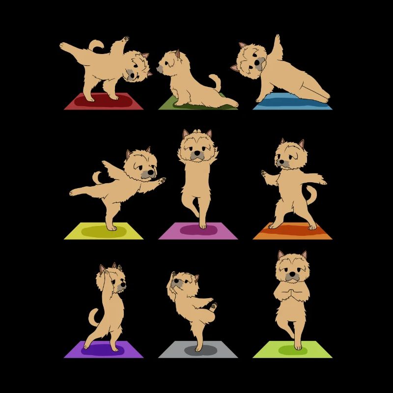 Yoga Mats Norwich Terrier Dog