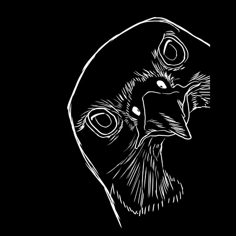 Witziger Vogel Wanderfalke