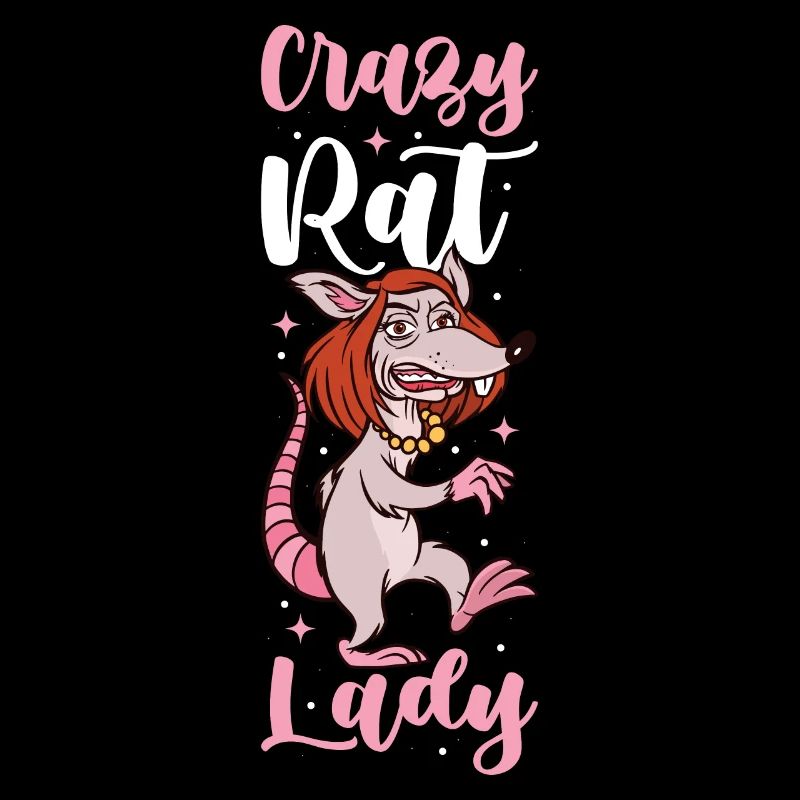 Crazy Rat Lady Rat Gift