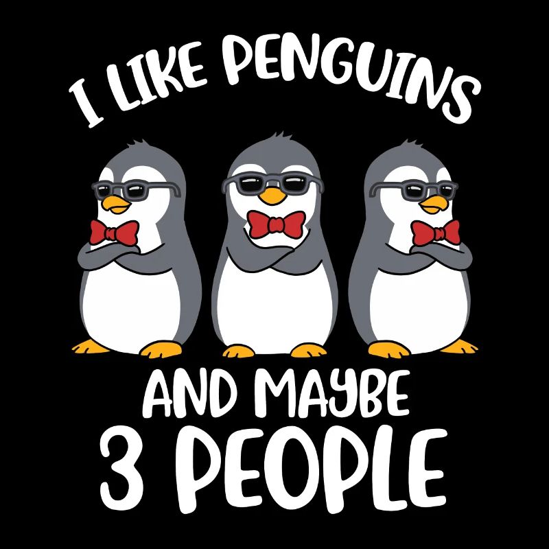 I Like Penguins Pinguin Geschenk