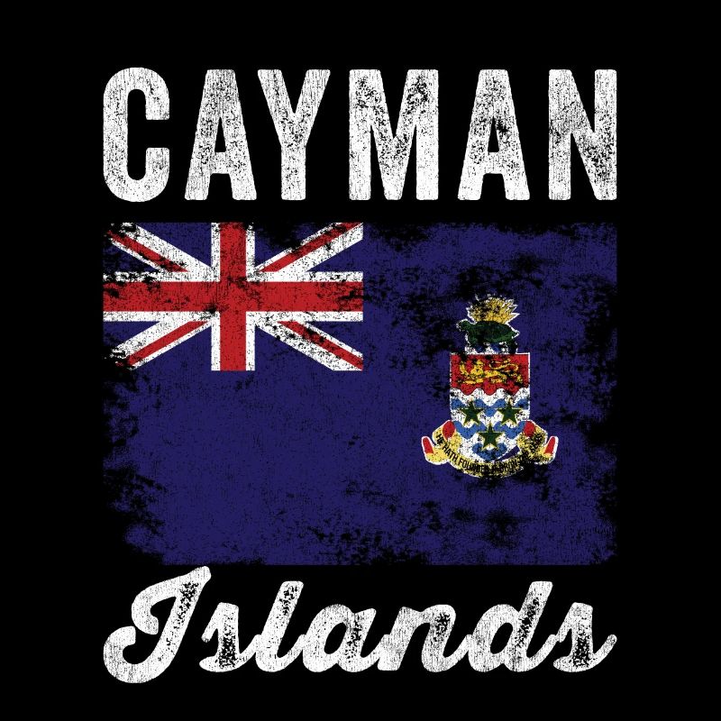 Cayman Islands Flagge Distressed