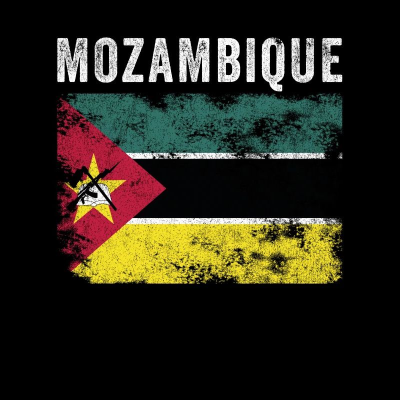 Mozambique Drapeau Vintage Drapeau mozambicain
