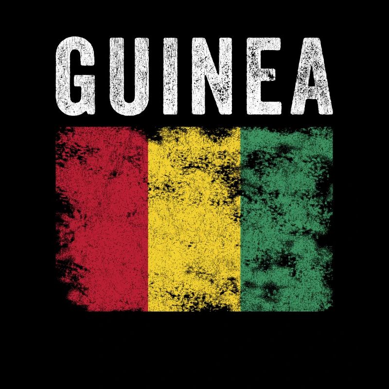 Guinea Flag Distressed - Guinean Flag