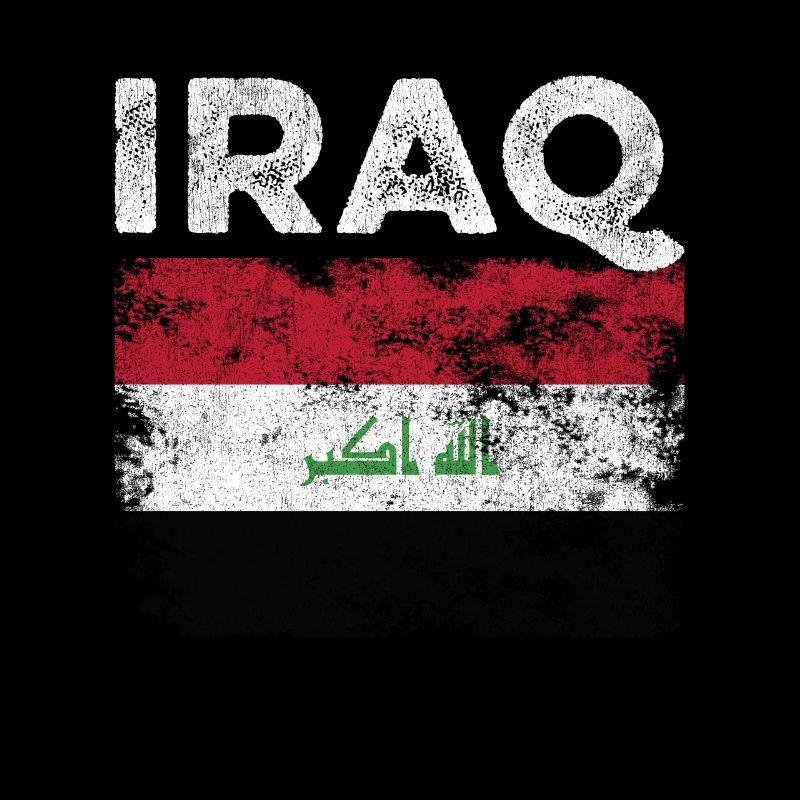 Iraq Flag Distressed - Iraqi Flag