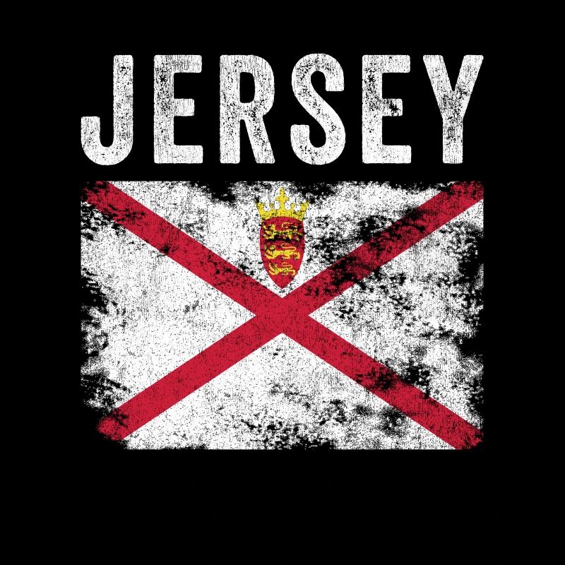 Jersey Flag Distressed - Jersey Flag