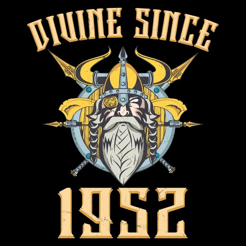 Dieu Viking, Divin Depuis 1952 Anniversaire 71 Ans
