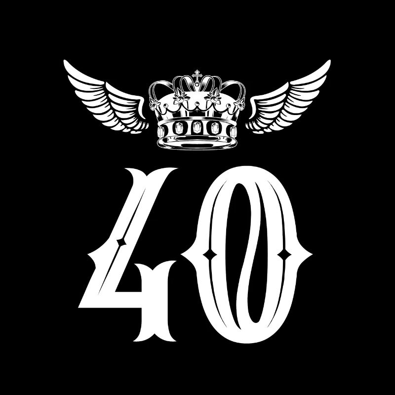 40 Zahl Krone