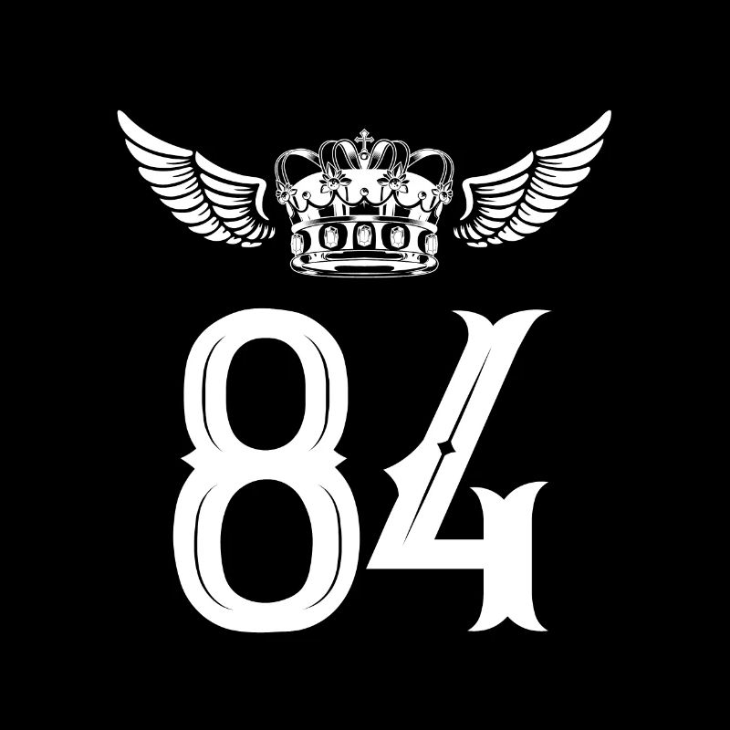 84 Number crown