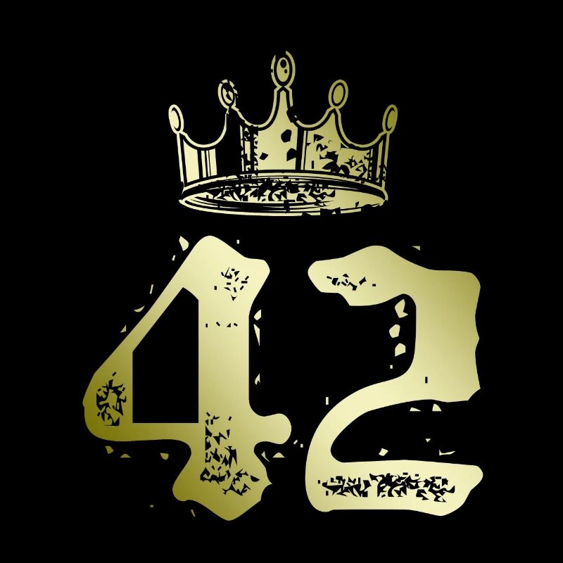 42 Number crown