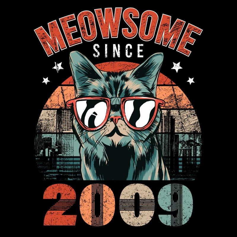 Meowsome 2009 Année de naissance 2009 Anniversaire du chat