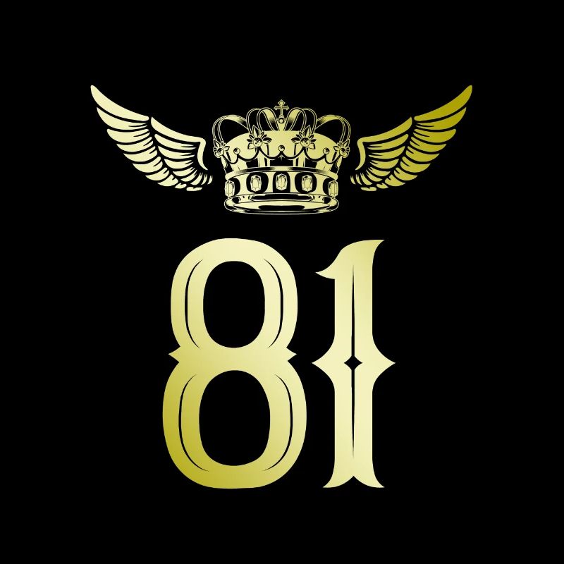 81 Number crown
