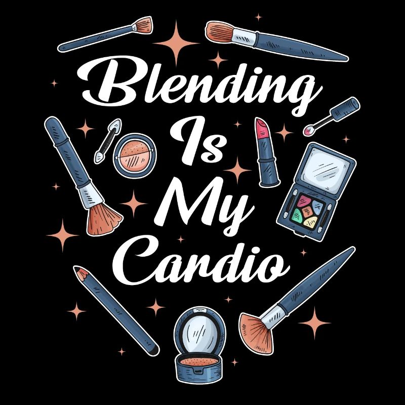 Blending Is My Cardio Maskenbildnerin Geschenk
