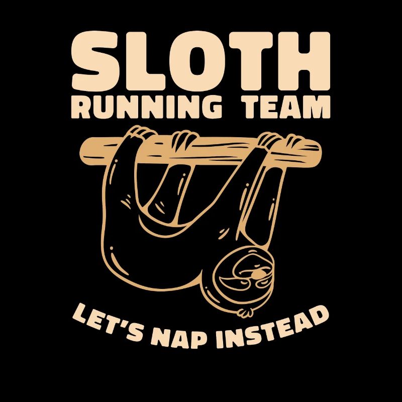 Faultier-laufteam Lassen Sie Uns Stattdessen Ein