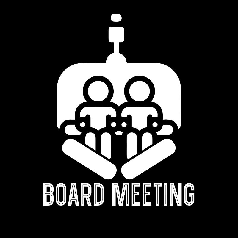 Board meeting for snowboarders