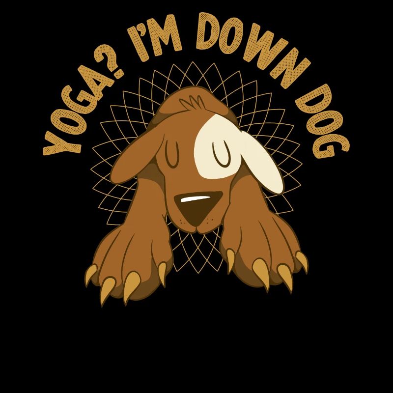 Yoga Im Down Dog Yoga Geschenk