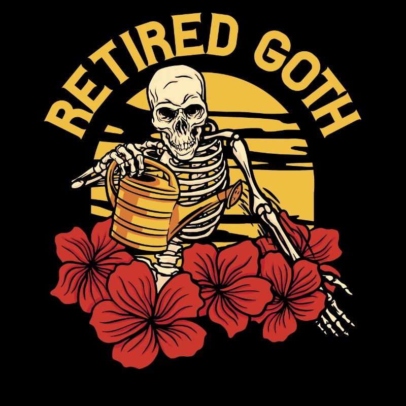 Retired Goth Gotisch Geschenk
