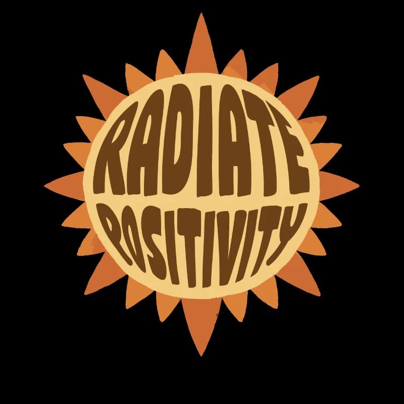 Radiate Positivity Hippie Cadeau