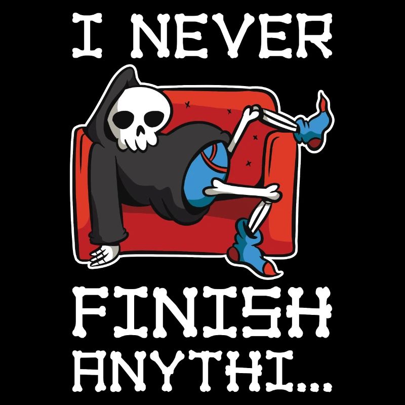 Je ne finis jamais rien cadeau de procrastination