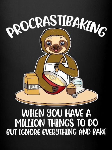 Procrastibaking Procrastination Gift