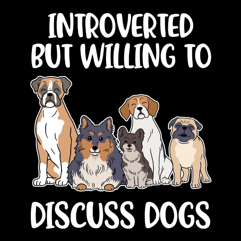 Chiens introvertis Cadeau introverti