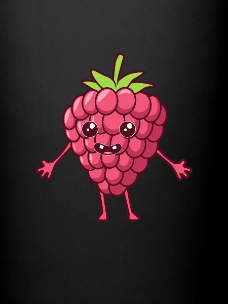 Kawaii Comic Raspberry