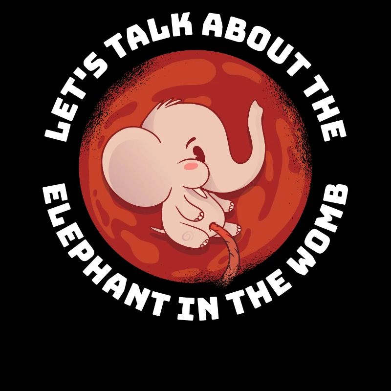Elephant In The Womb Elephant Gift