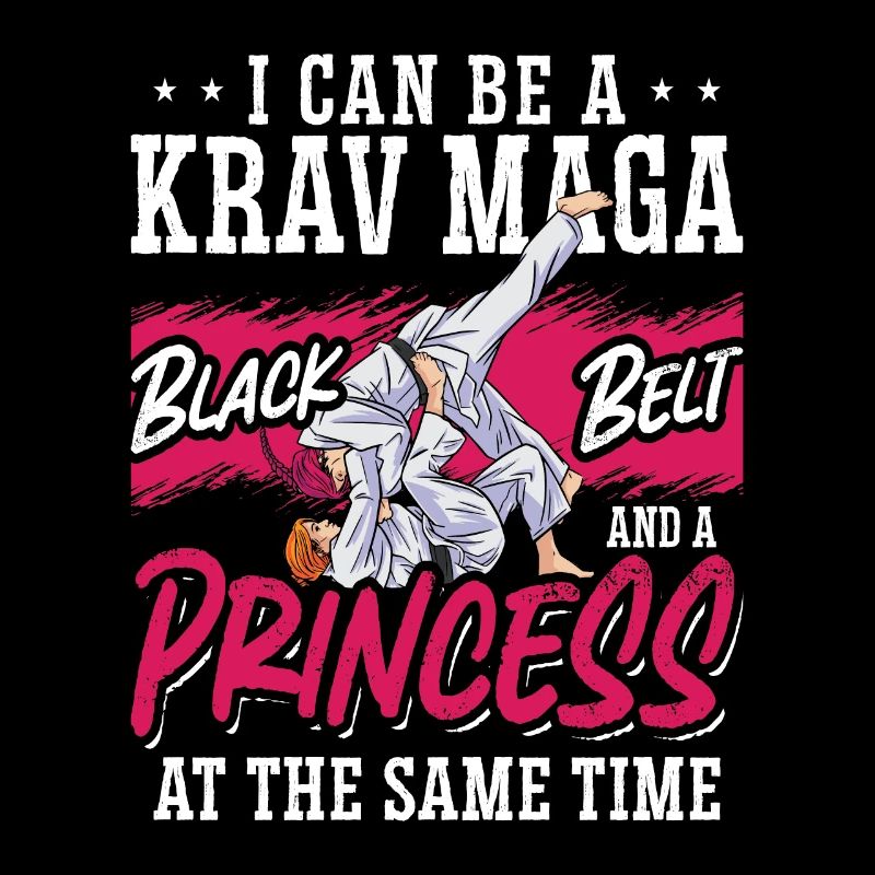 Krav Maga Je peux être un combattant de princesse de combat rapproché