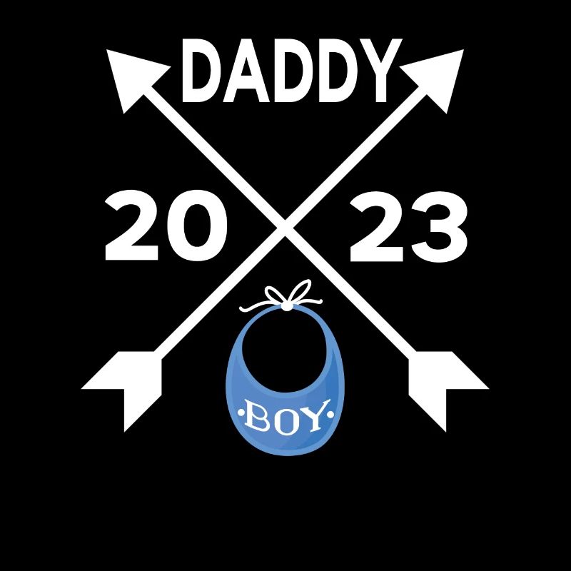 Dad 2023 Papa Schwangerschaft Geburt Boy Vater