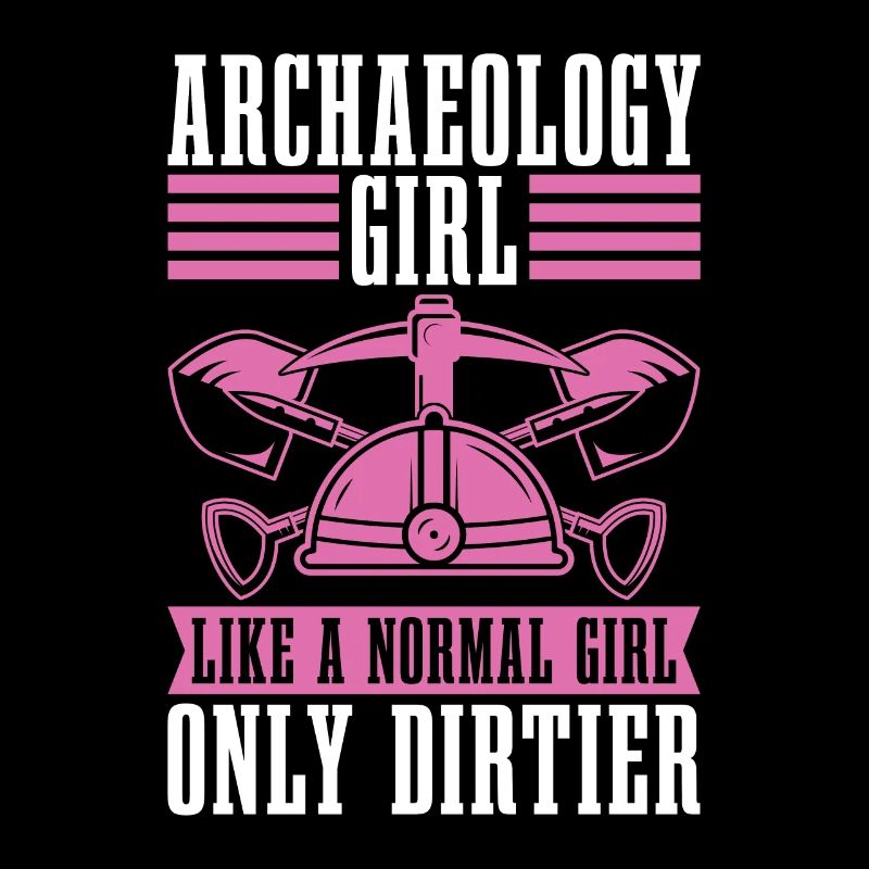 Fille d’archéologie comme une archéologue préhistorique