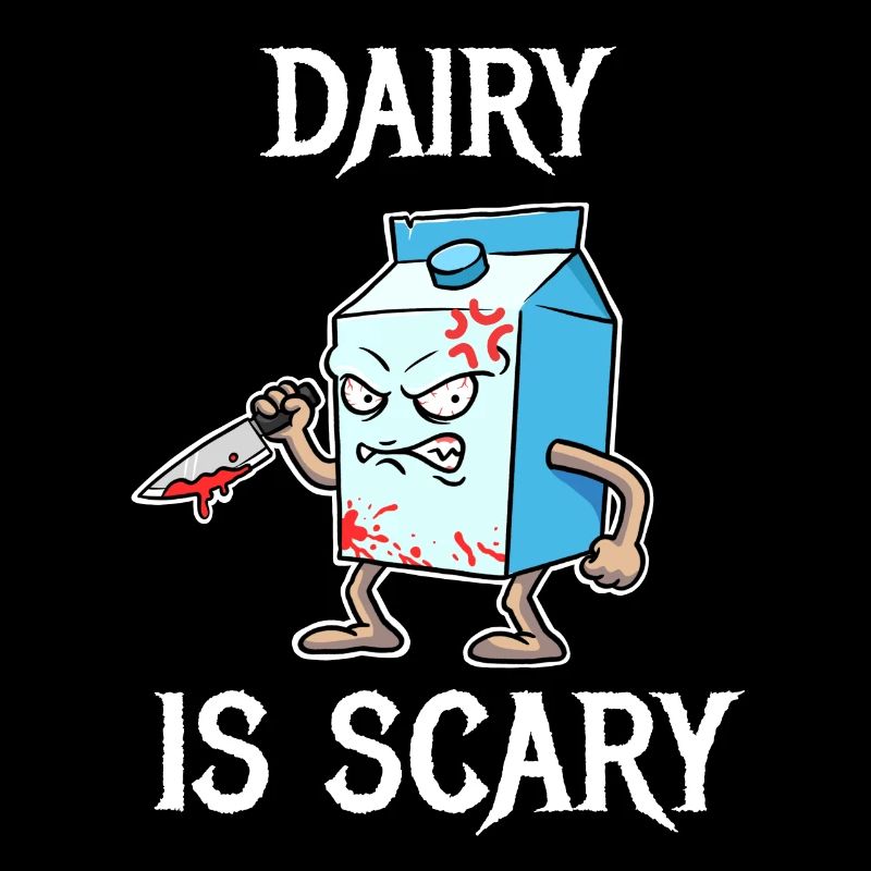 Dairy Is Scary Vegan Geschenk