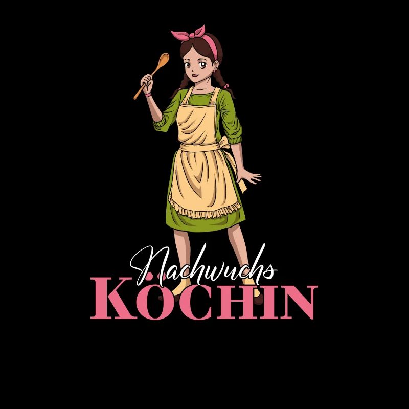 Filles Jeune cuisinière