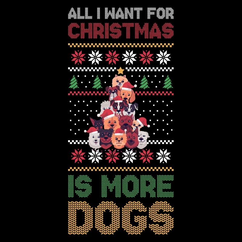 Christmas Dogs Hässlicher Weihnachtspulli Geschenk