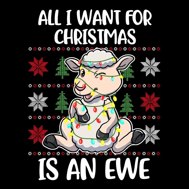 Christmas Ewe Hässlicher Weihnachtspulli Geschenk