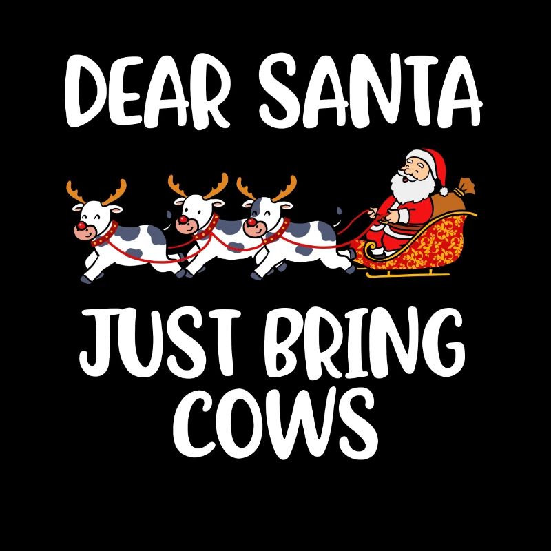 Just Bring Cows Lieber Weihnachtsmann Geschenk