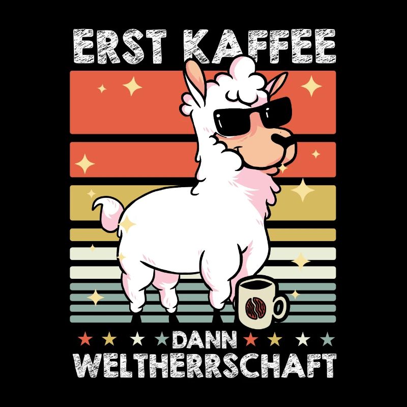 Lama Llama Kaffee-Sonnenbrille