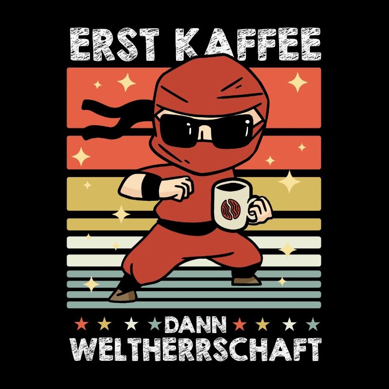 Ninja Sonnenbrille Kaffee