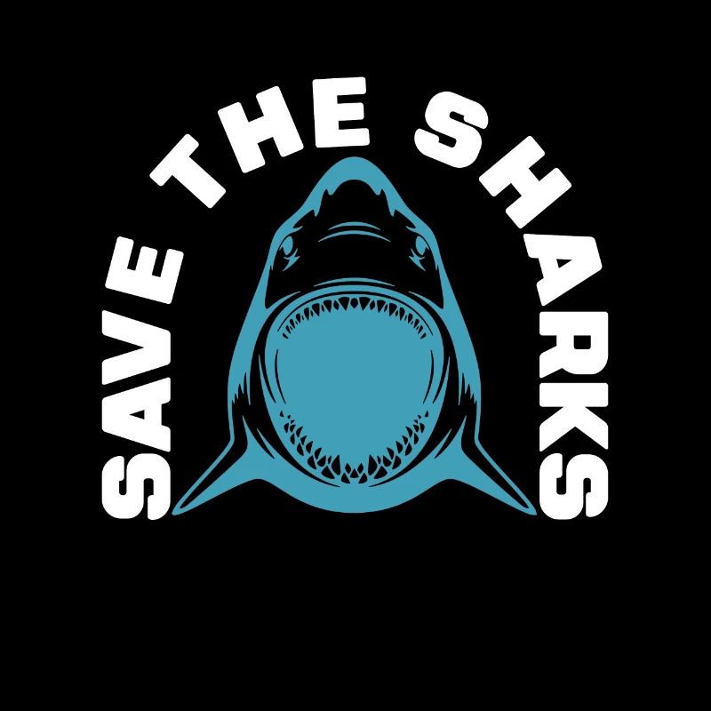 Conservationist Save The Sharks Conserve la faune