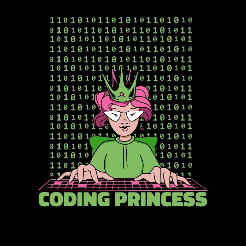 Développeur Coder Programmeur Princess