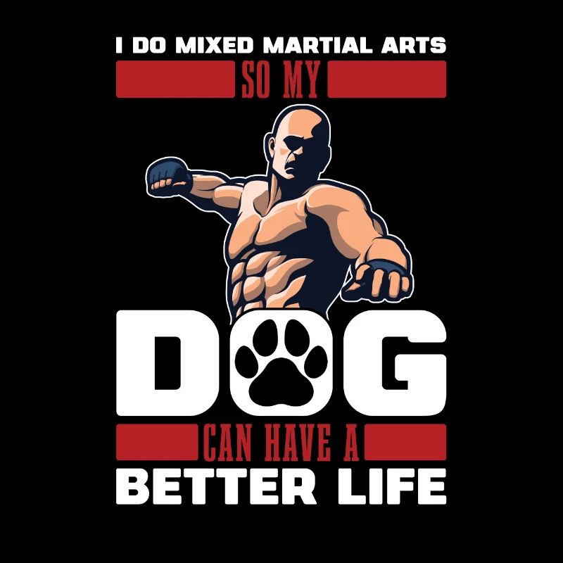 Chien d’arts martiaux mixtes