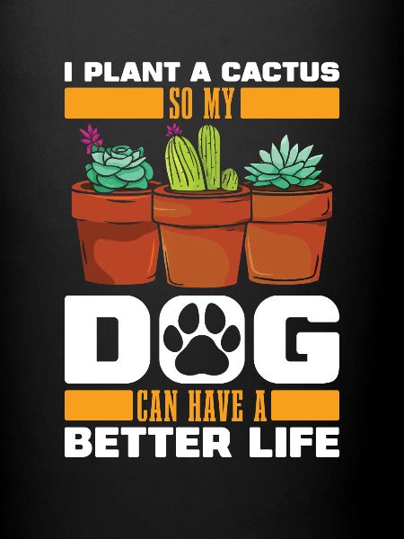 Cactus Garden Dog