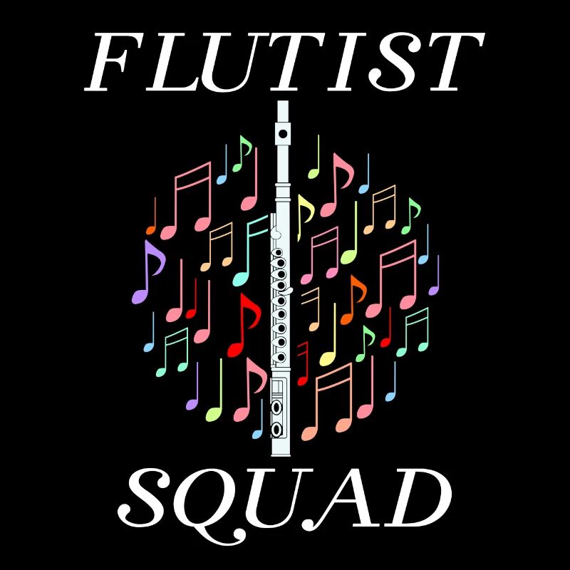 Flutist Squad Orchestra Musician Flute Player