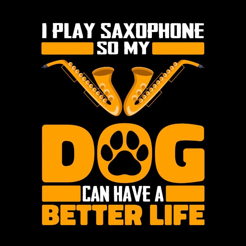 Saxophone Saxophone Dog