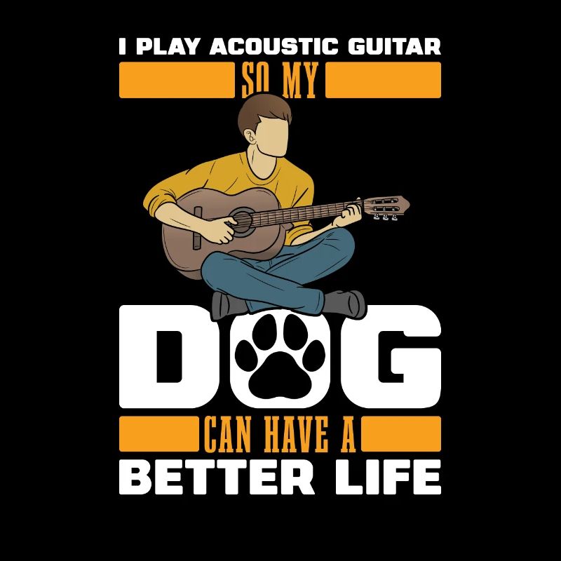 Acoustic Guitar Dog