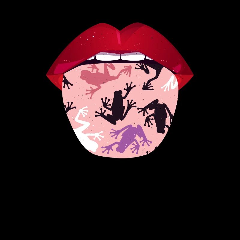 Langue de crapaud grenouille