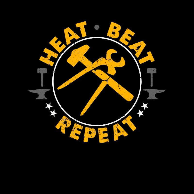 Forging Heat Beat Repeat Iron Worker Blacksmiths