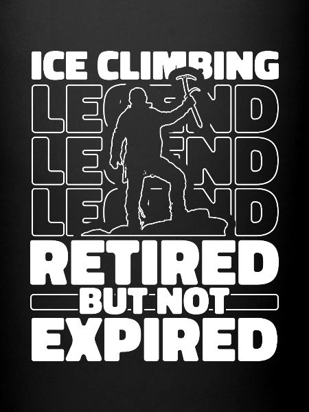 Retraités grimpeurs sur glace