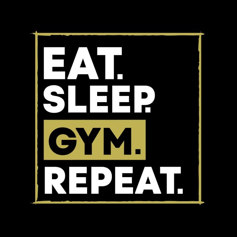 Manger gymnase de sommeil répéter
