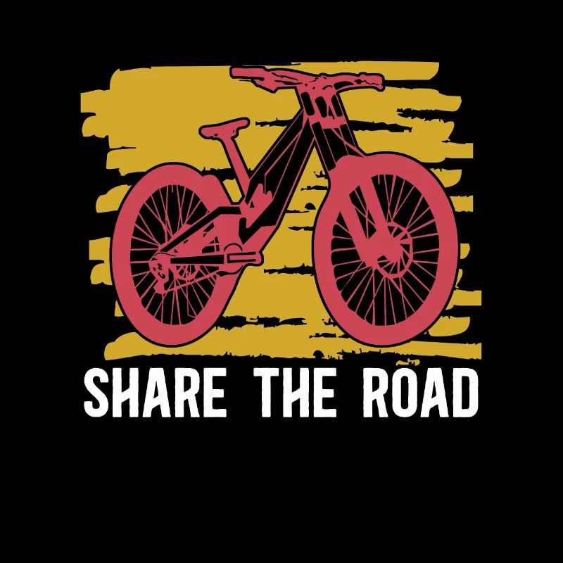 Bicycle Share The Road Biker Mountain Bike Cyclist