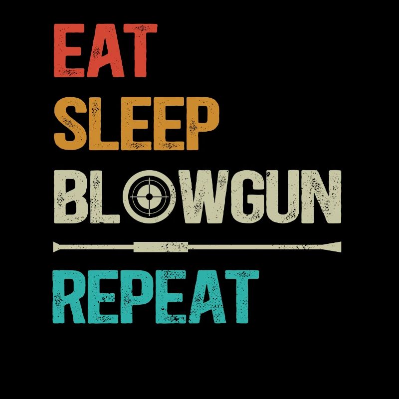 Blasrohr Blasrohrschießen - Eat Sleep Repeat