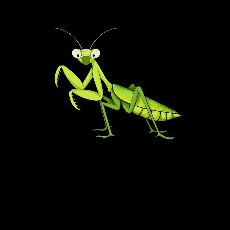 Mante de dessin animé